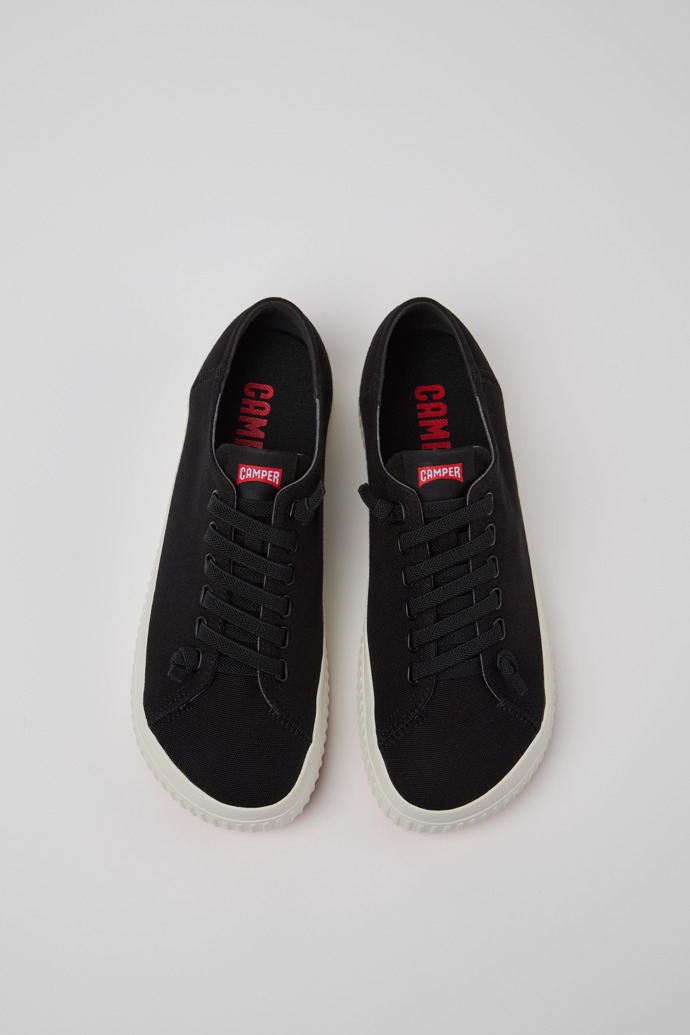 Camper Peu Roda - Zapatillas negras para hombre fabricadas con TENCEL Lyocell.
