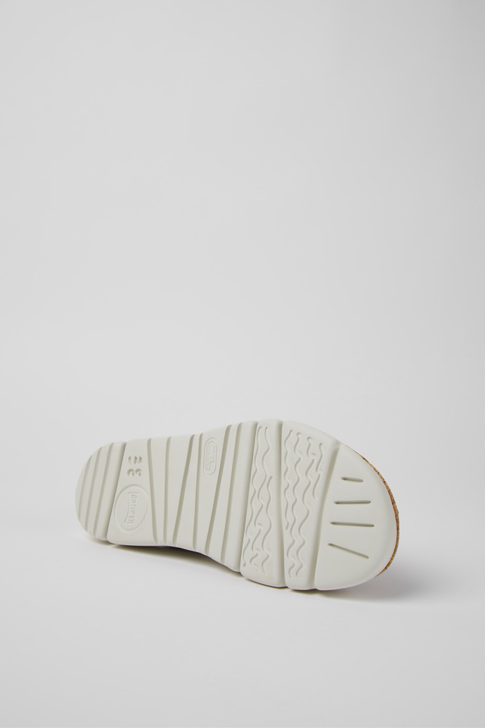 Camper Oruga - Sandalias de tela verdes para mujer