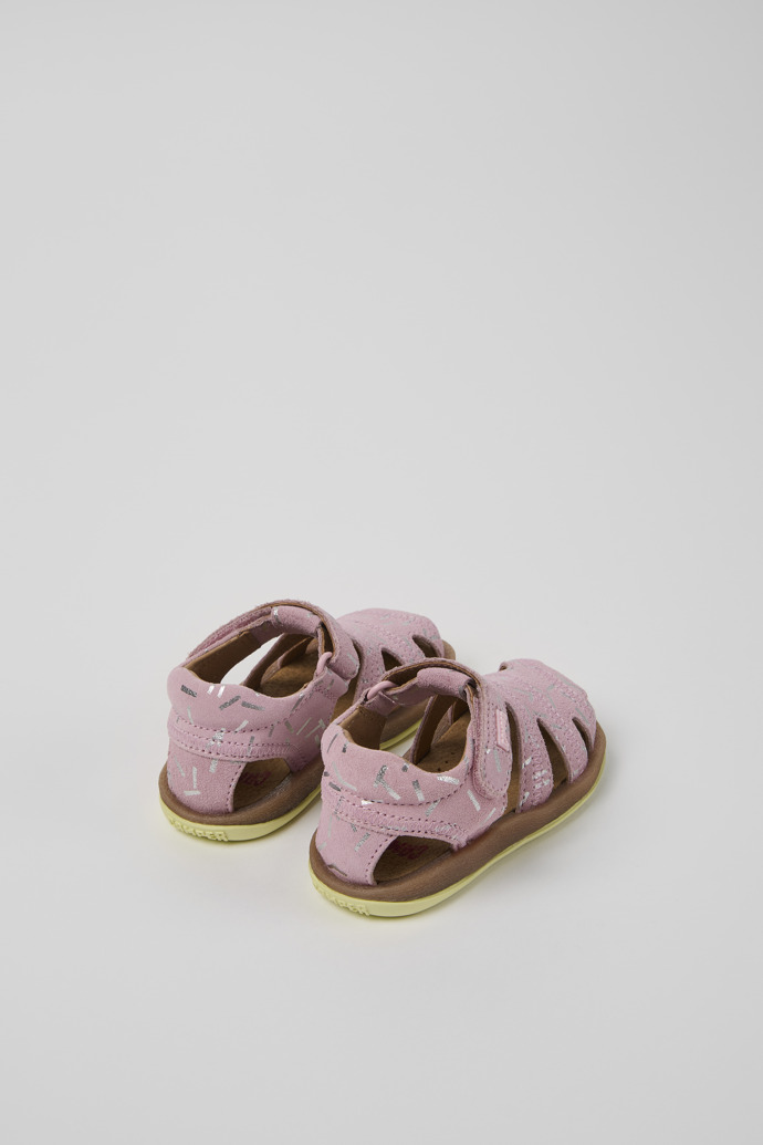 Camper Bicho - Sandalias infantiles multicolor de piel nobuk.