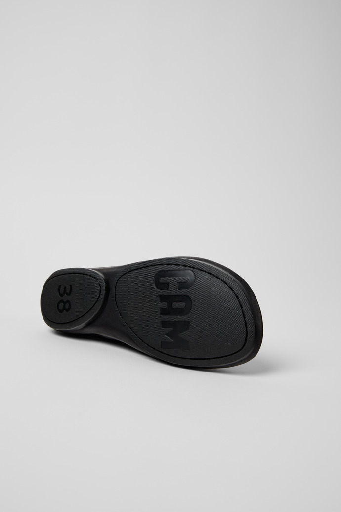 Camper Right Nina - Bailarinas de piel negras para mujer.