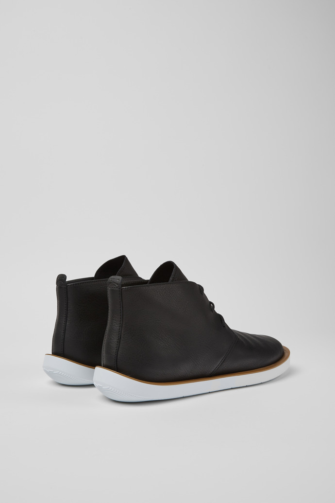Camper Wagon - Zapato negro de piel para hombre