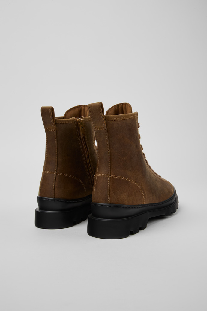 Camper Brutus - Botas marrones de nobuk para mujer