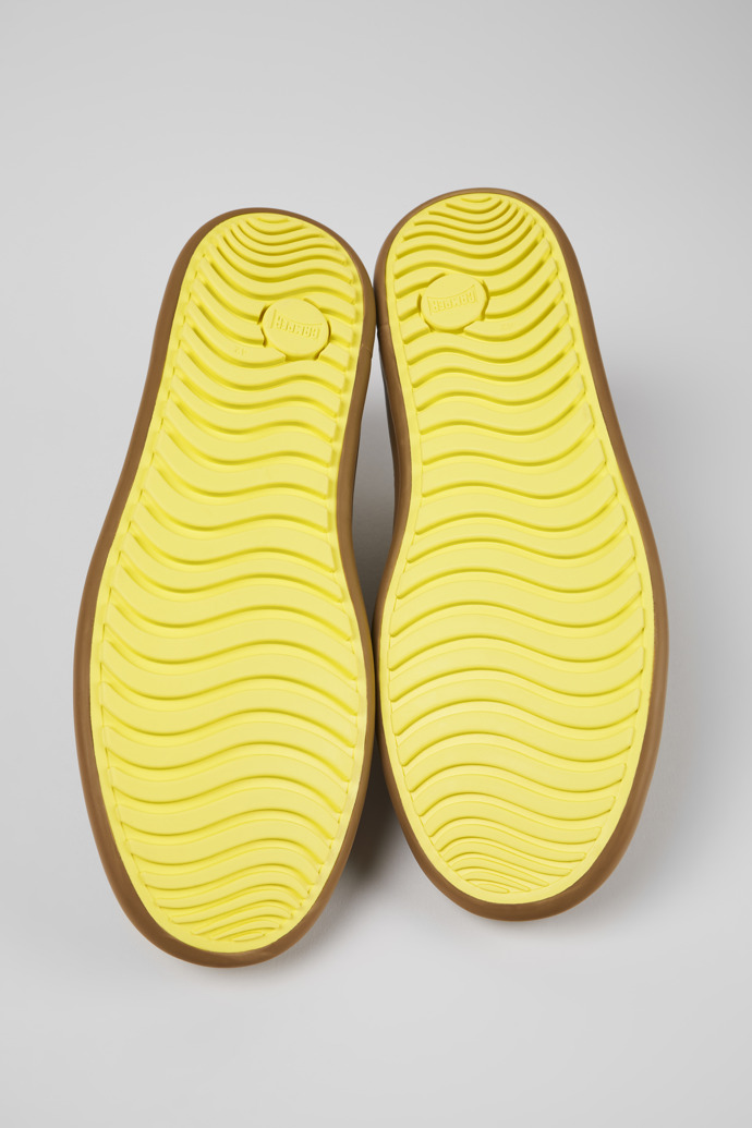 Camper Chasis - Zapatillas de baloncesto marrones de nobuk para hombre.