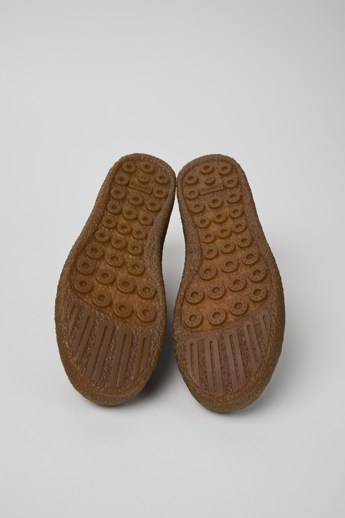 Camper Peu Terreno - Zapatillas azules para hombre de piel nobuk.