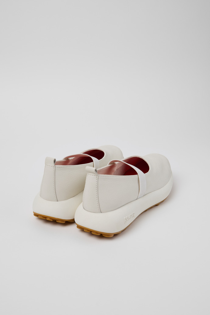 Camper Pelotas Athens - Zapatilla de piel blanca para mujer.