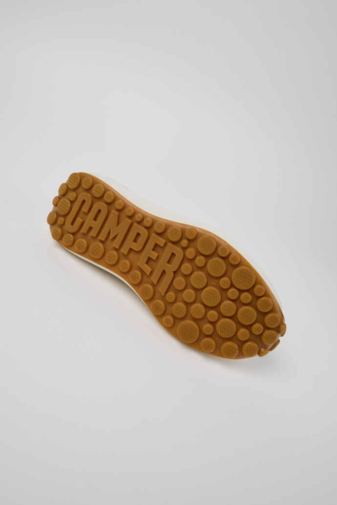 Camper Pelotas Athens - Zapatilla de piel blanca para mujer.
