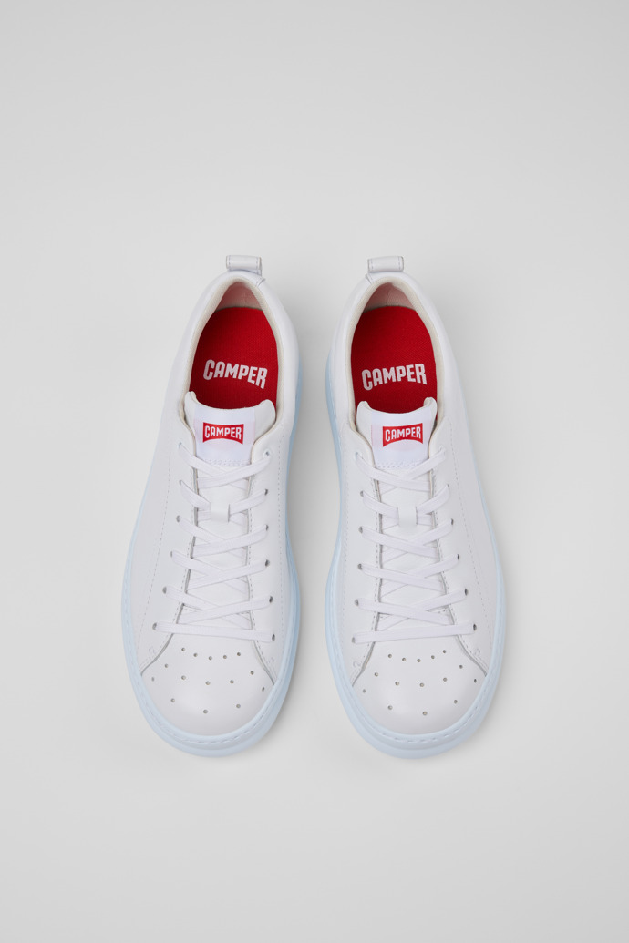 Camper Runner - Zapatillas blancas de piel para hombre.