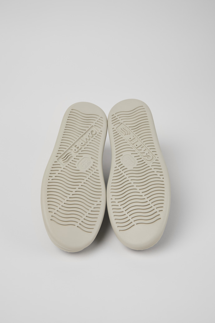 Camper Runner - Mocasines azules de piel nobuk para hombre.