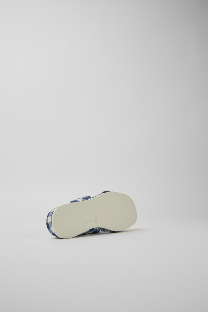 Camper Atonik - Sandalias para mujer en azul y blanco