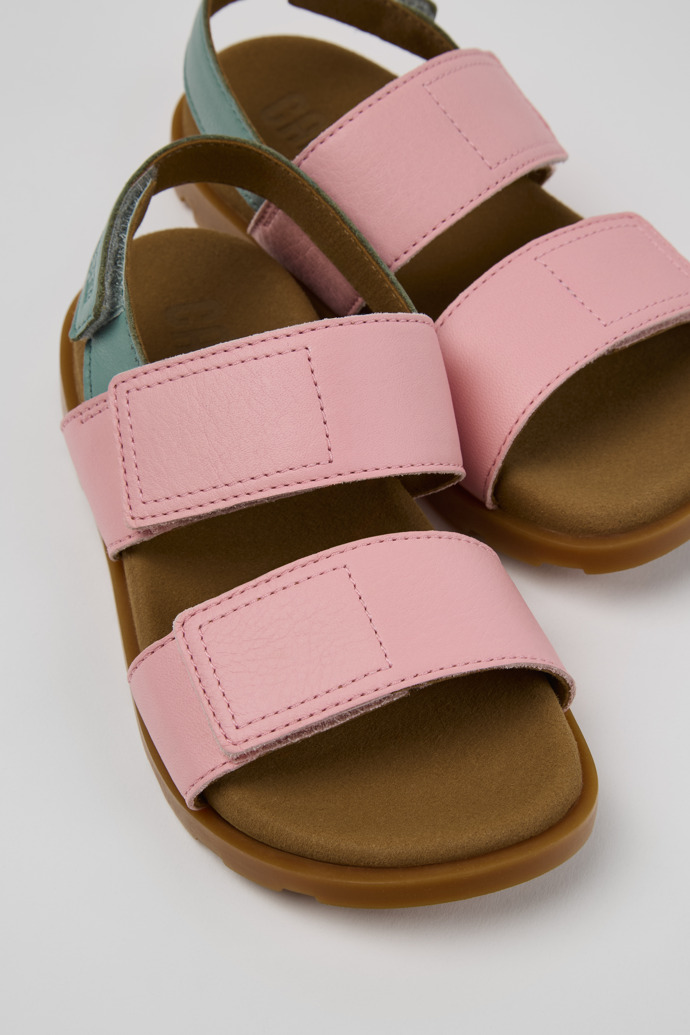 Camper Brutus Sandal - Sandalias de piel multicolor para niños.