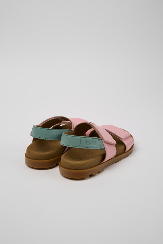 Camper Brutus Sandal - Sandalias de piel multicolor para niños.