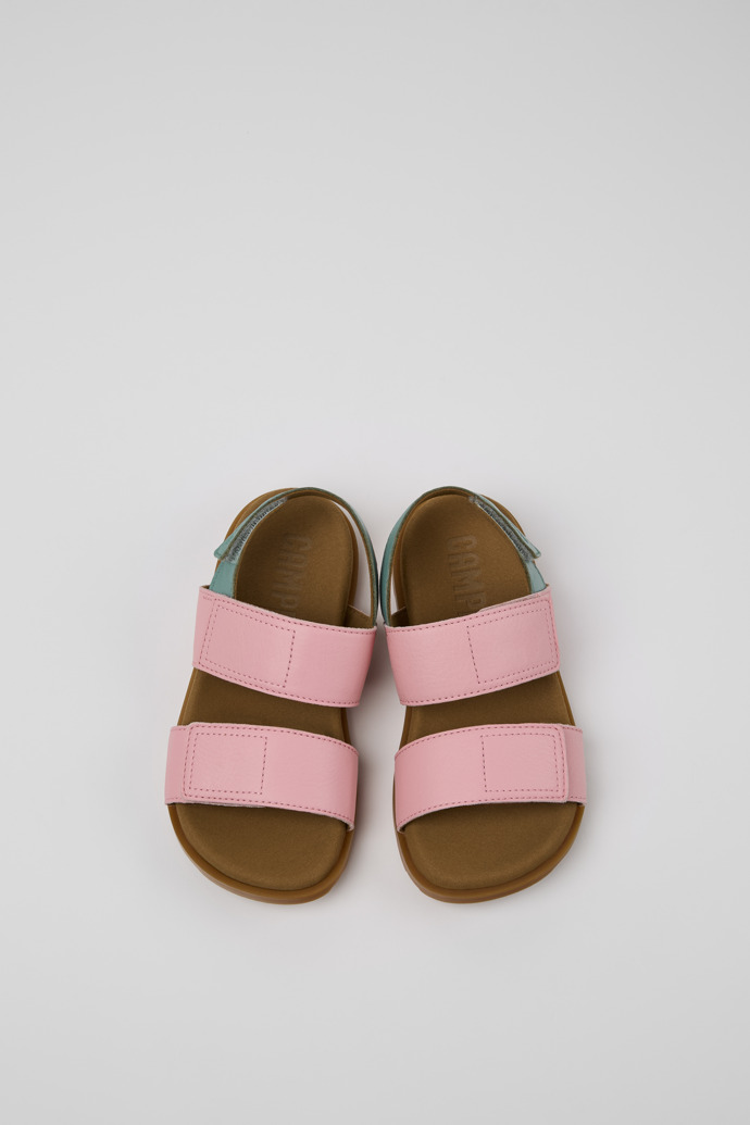 Camper Brutus Sandal - Sandalias de piel multicolor para niños.