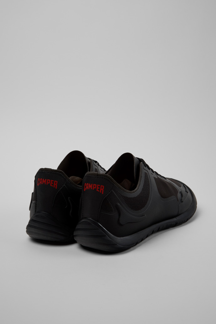 Camper Path - Zapatillas negras de tela para hombre.