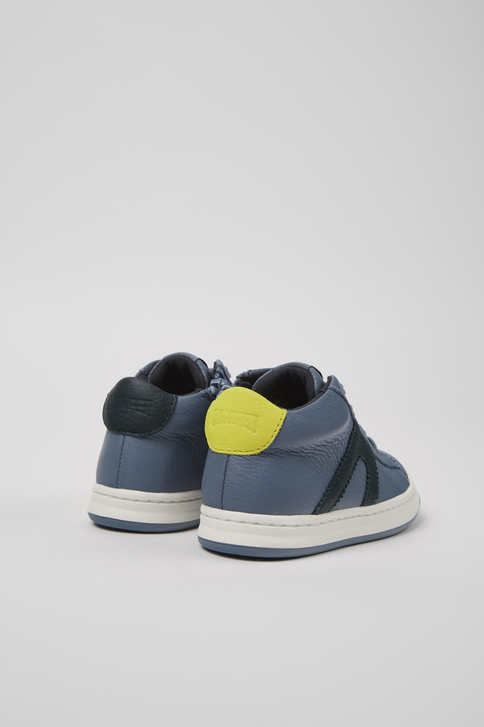 Camper Twins - Zapatillas grises de piel para niños.