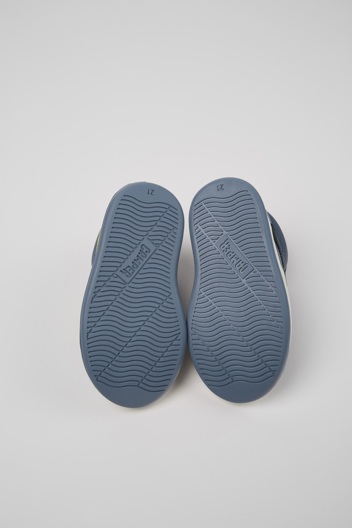 Camper Twins - Zapatillas grises de piel para niños.