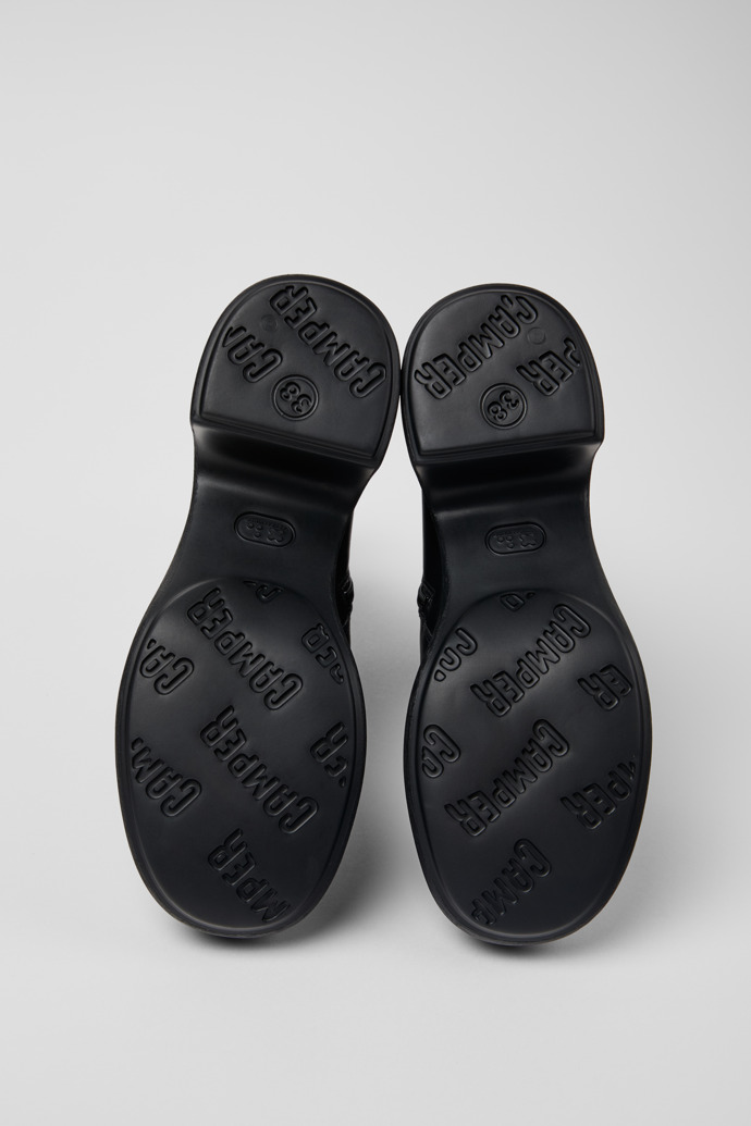 Camper Thelma II - Botines negros de piel para mujer.