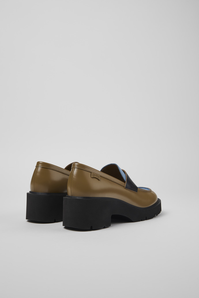 Camper Twins - Mocasines de piel multicolor para mujer