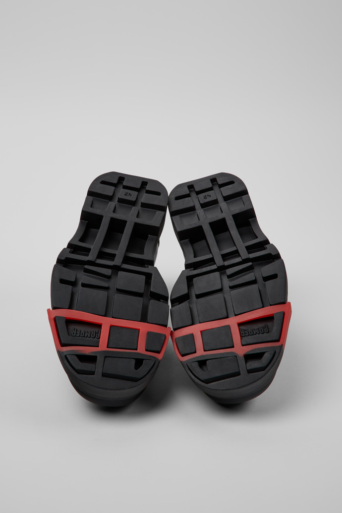 Camper Junction - Zapatos negros de piel para hombre.