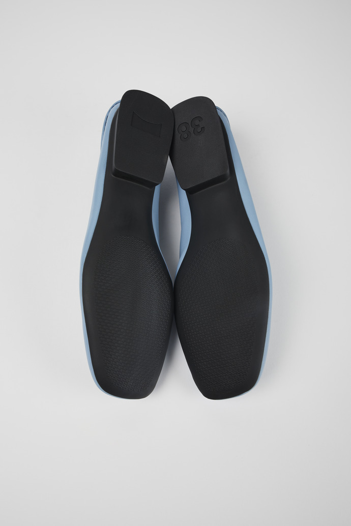 Camper Casi Myra - Bailarinas azules de piel para mujer