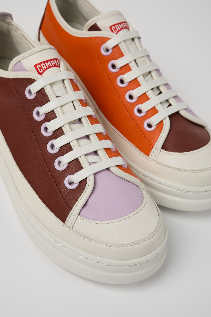 Camper Twins - Zapatillas de piel multicolor para mujer