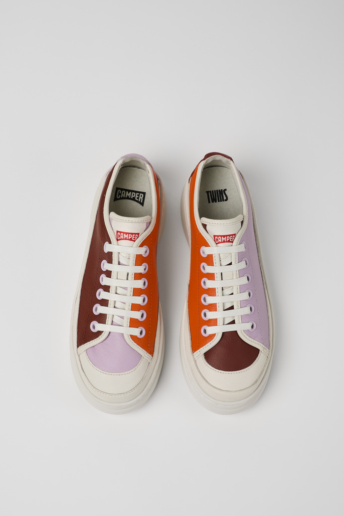 Camper Twins - Zapatillas de piel multicolor para mujer
