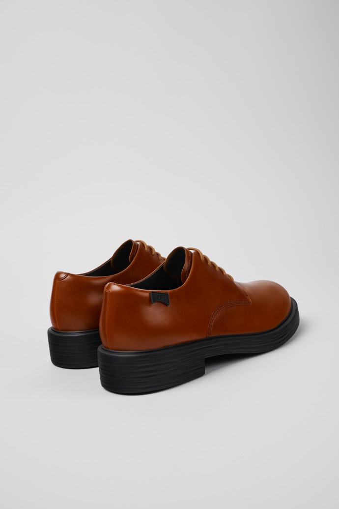 Camper Dean - Zapato de piel marrón para hombre.