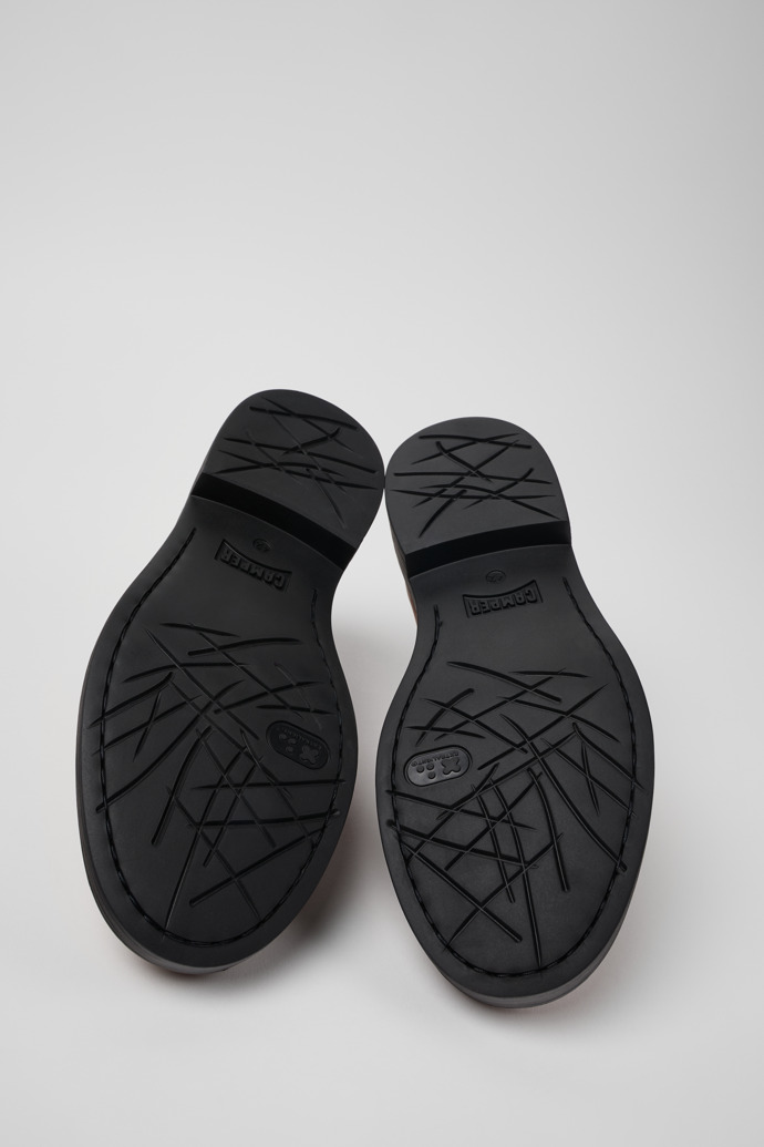 Camper Dean - Zapato de piel marrón para hombre.