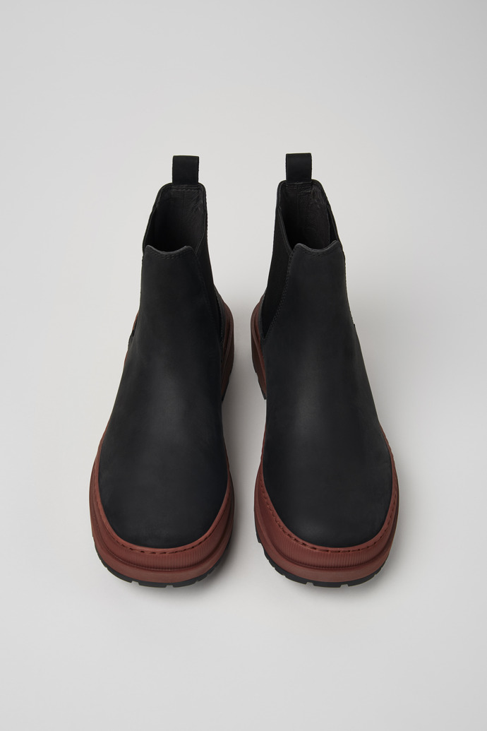 Camper Brutus Trek MICHELIN - Botines negros de piel nobuk para hombre