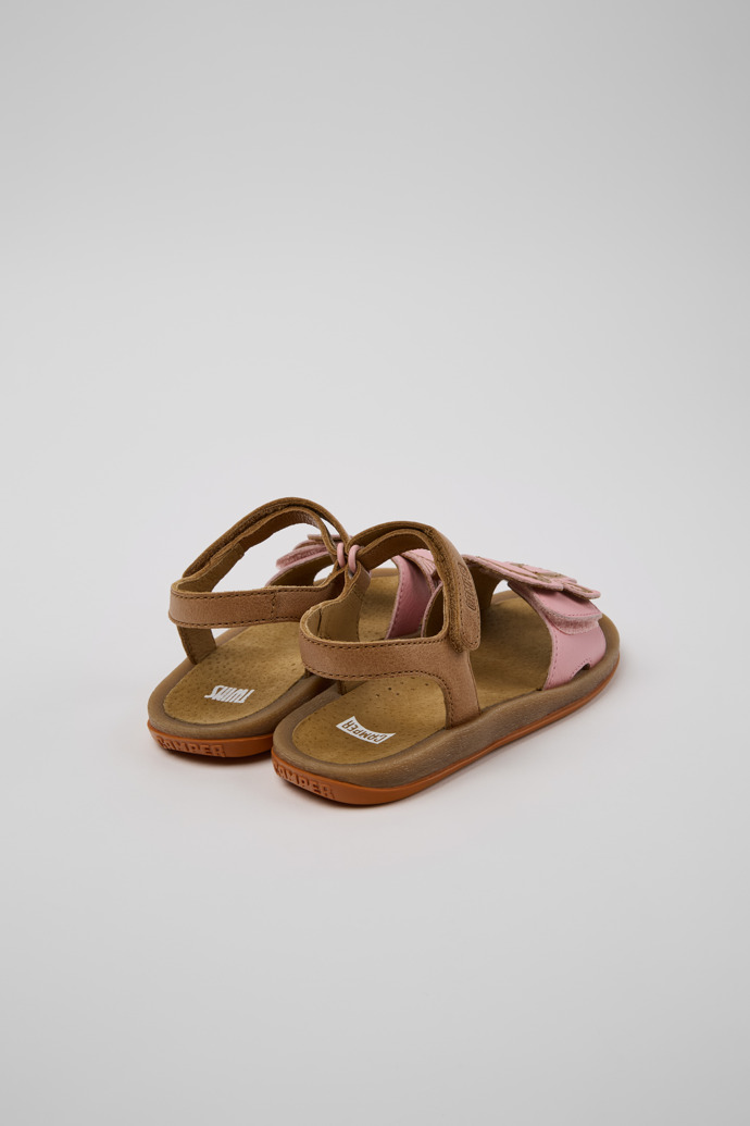 Camper Twins - Sandalias de piel multicolor para niños.