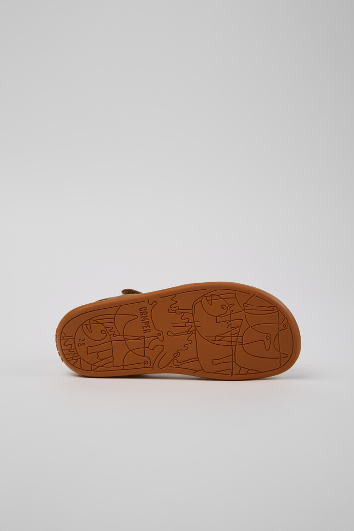 Camper Twins - Sandalias de piel multicolor para niños.