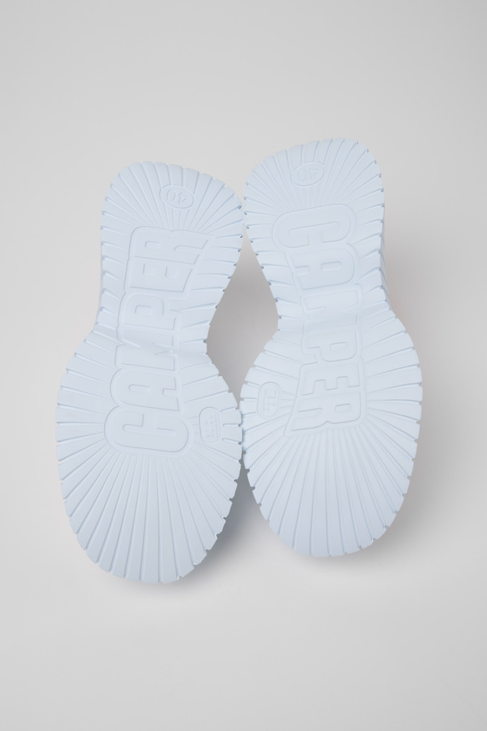 Camper Pix BCN - Zapato de piel blanco para mujer.