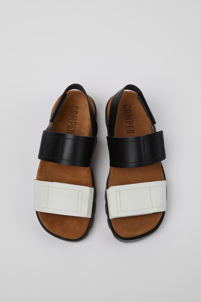 Camper Brutus Sandal - Sandalias de piel multicolor para mujer.