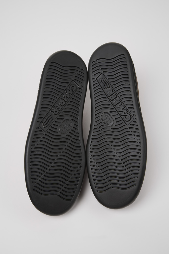 Camper Runner - Zapatillas marrones para hombre de piel nobuk.