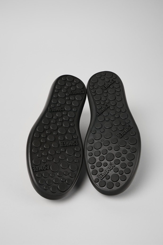 Camper Twins - Zapatillas negras y azules de piel para hombre