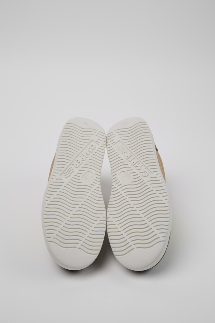 Camper Runner K21 Sorona - Zapatillas multicolor para hombre fabricadas con PET reciclado y piel nobuk.