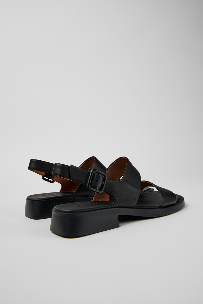 Camper Dana - Sandalias de piel negras para mujer