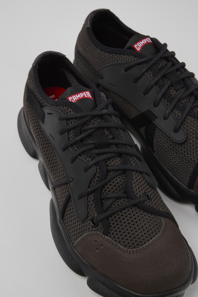 Camper Karst - Zapatillas grises de tela para hombre