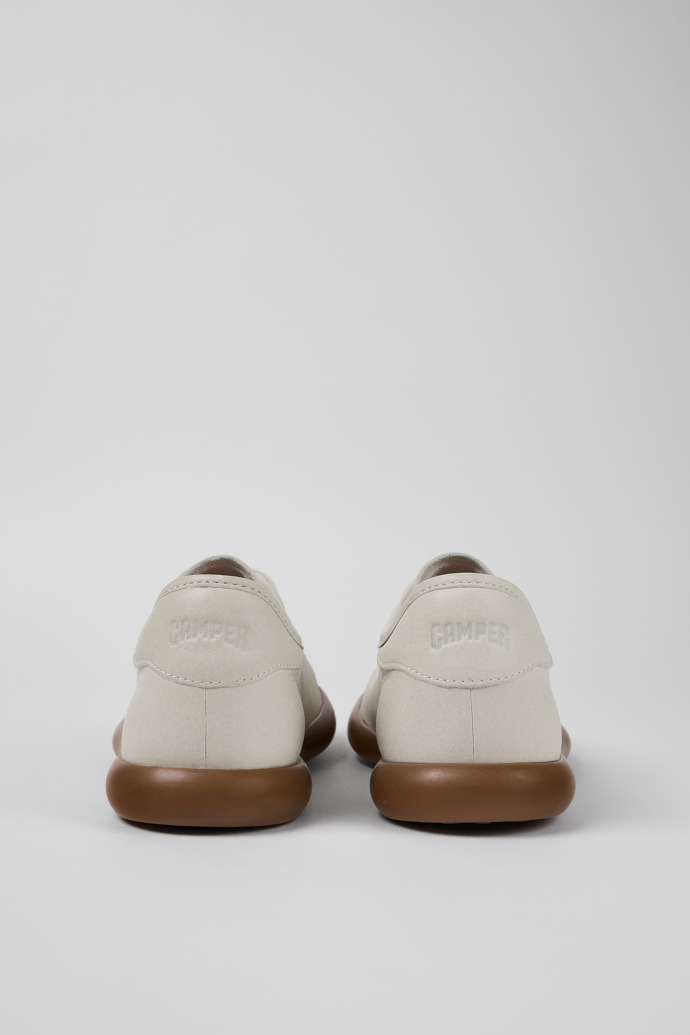 Camper Pelotas Soller - Zapatillas de piel blanca para mujer.