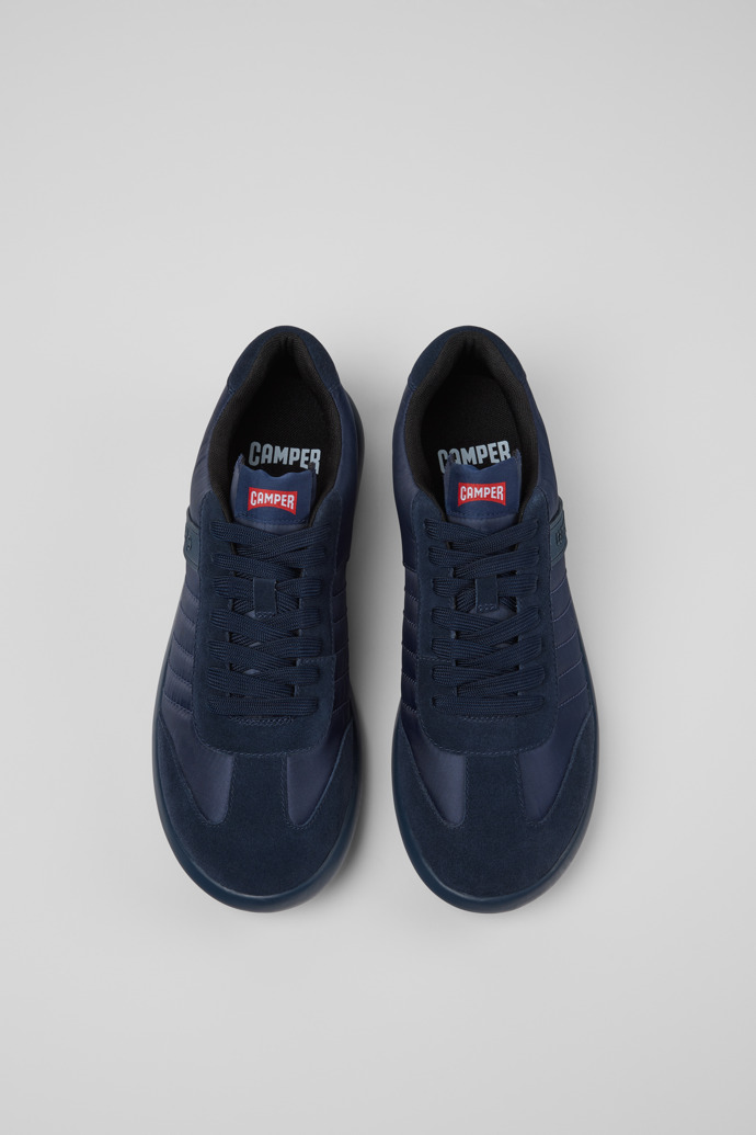 Camper Pelotas XLF - Zapatillas azules para hombre de textil y nobuk.