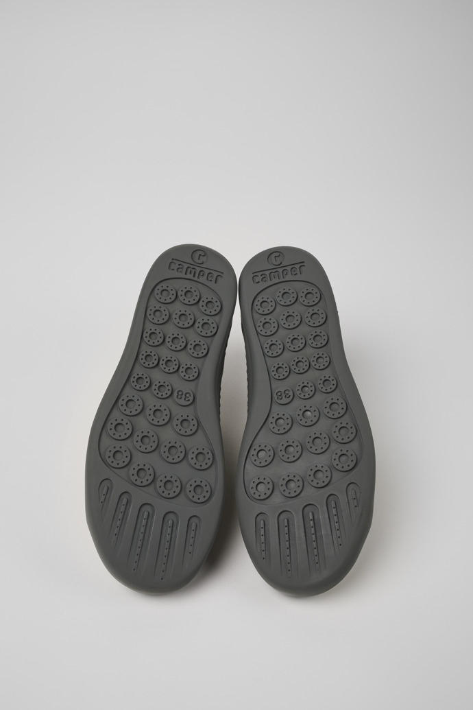 Camper Peu Touring - Zapatillas grises de piel para mujer