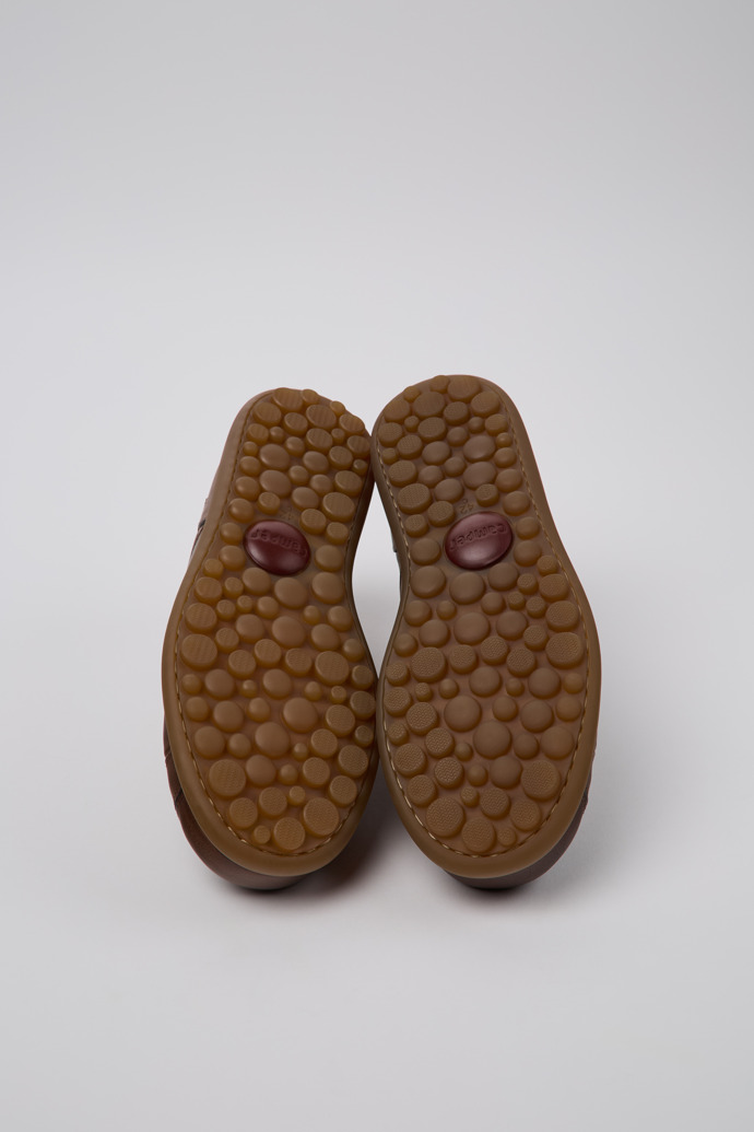 Camper Pelotas - Zapatos de piel marrón para hombre.