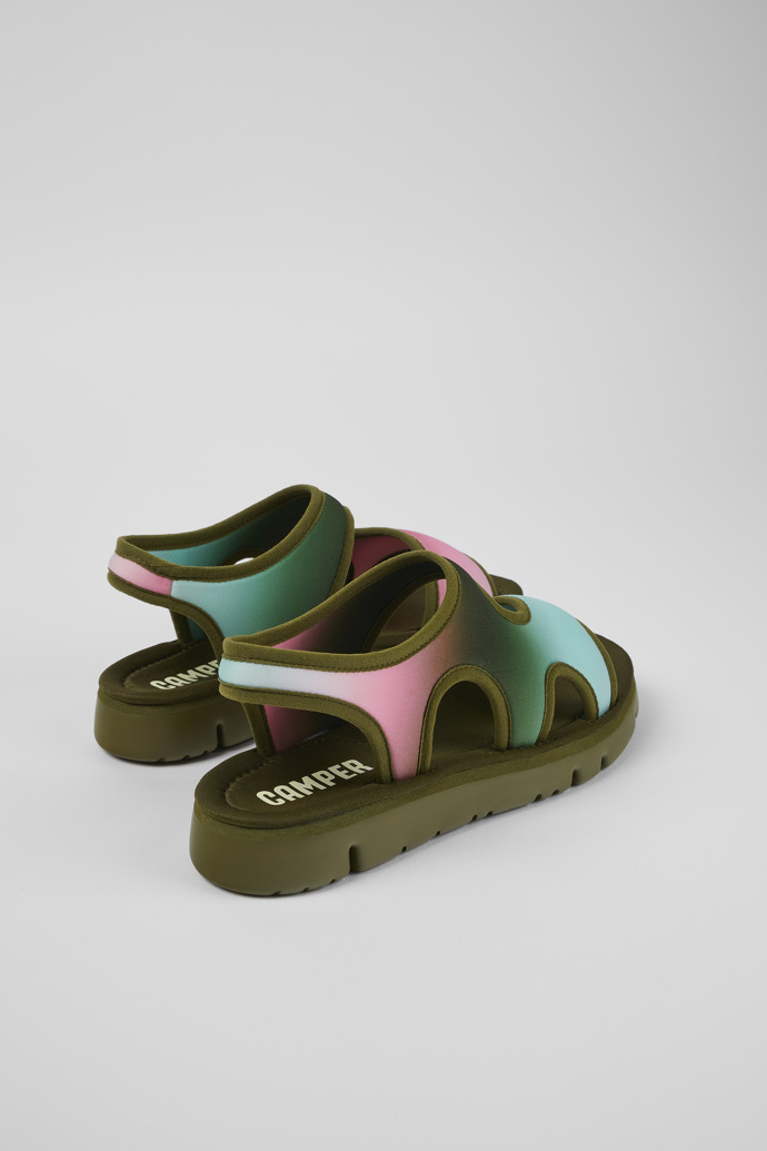 Camper Oruga - Sandalias multicolor de tela para mujer