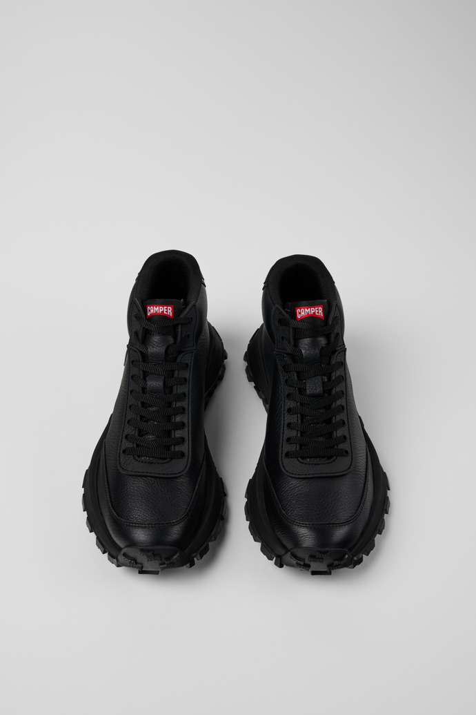 Camper Drift Trail - Botines negros de piel para mujer.