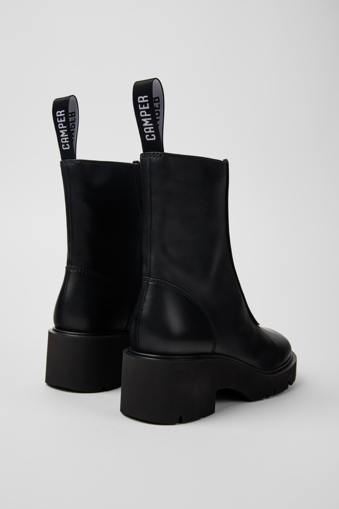 Camper Milah - Botines negros de piel para mujer.