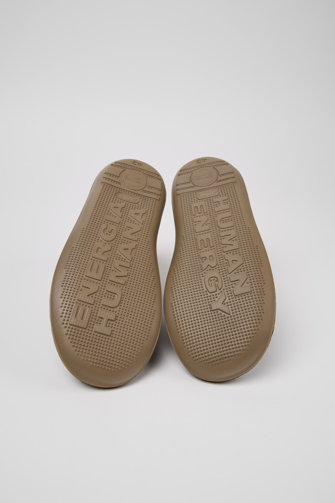 Camper Beetle - Botines verdes de piel nobuk para hombre