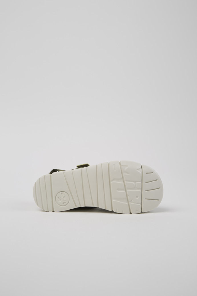 Camper Oruga - Sandalias infantiles multicolor de piel y textil.