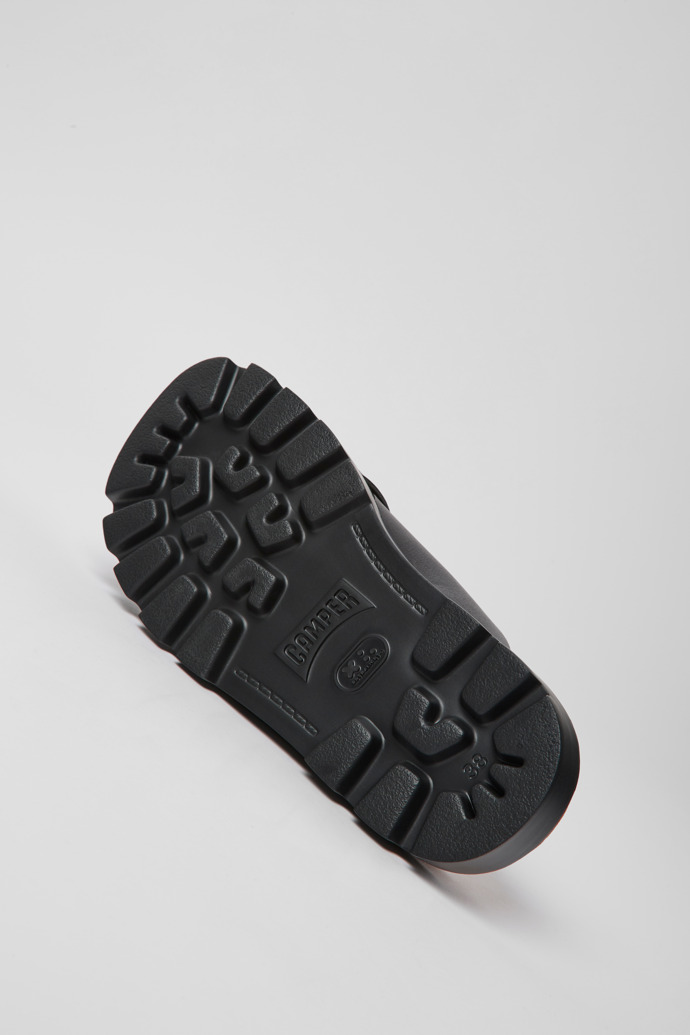 Camper Brutus Sandal - Sandalias negras de piel para mujer