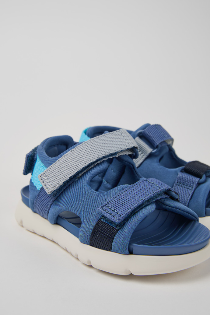Camper Twins - Sandalias infantiles multicolor de textil.