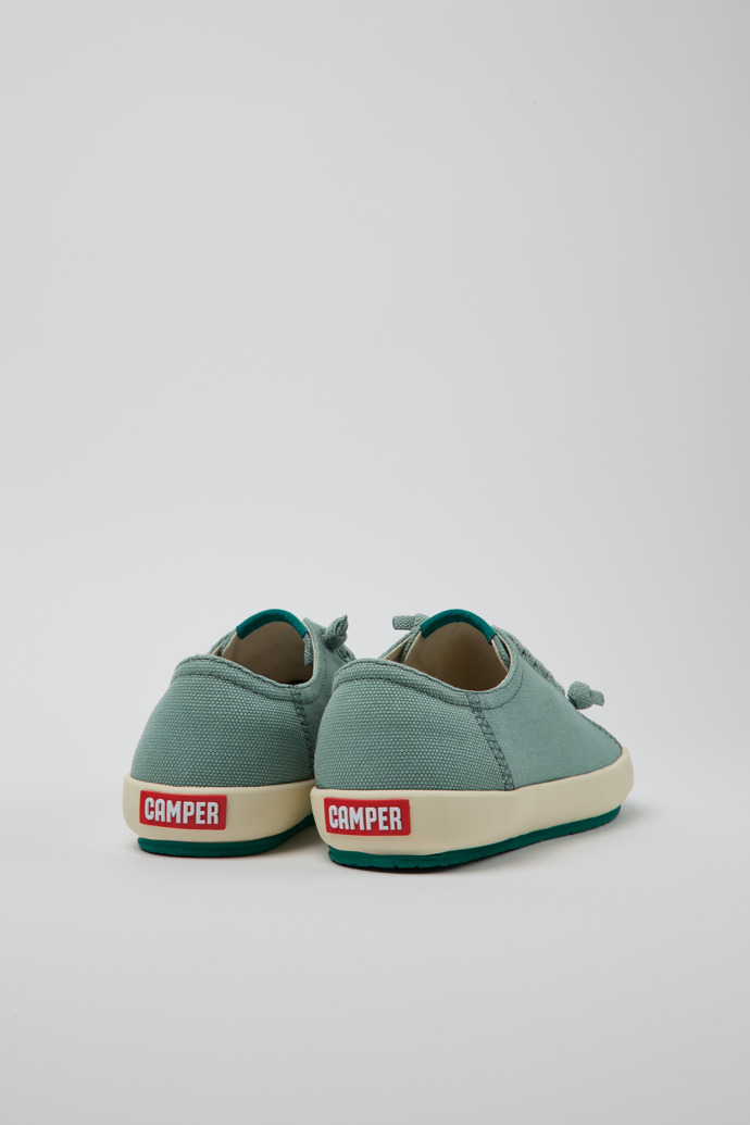 Camper Peu Rambla - Zapatillas de algodón reciclado verde para mujer