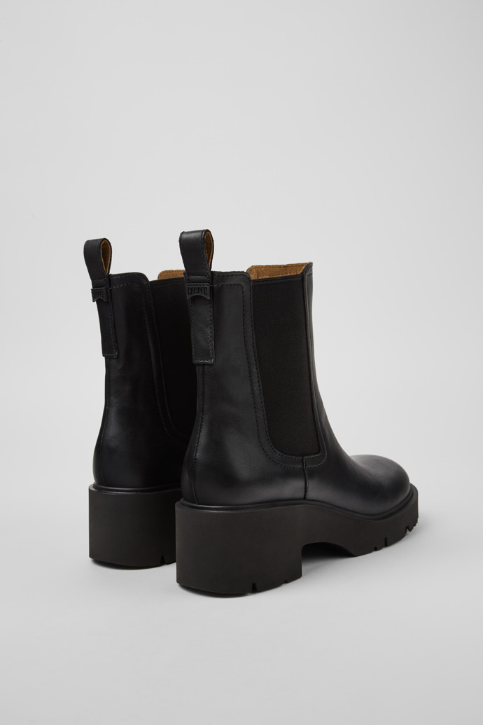 Camper Milah - Botines negros de piel para mujer.